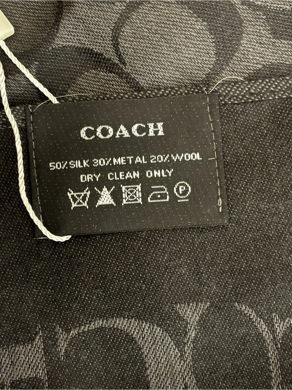 Coach fabric logo palette